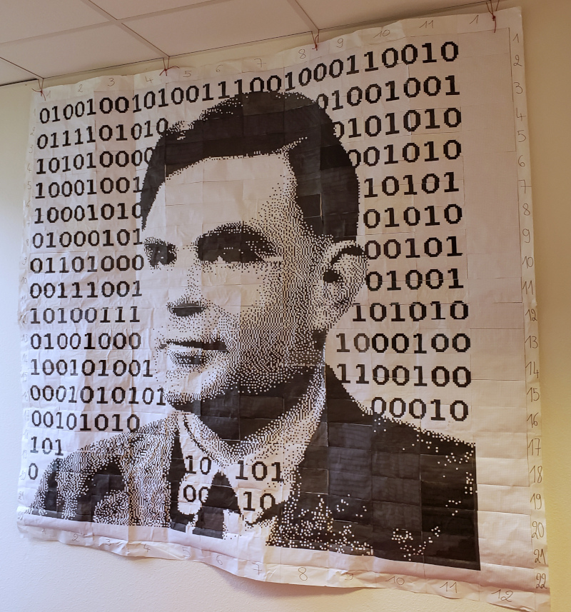 
Poster d'Alan Turing 
