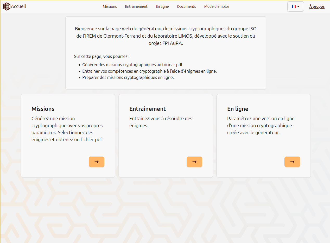 Créez une mission cryptographique